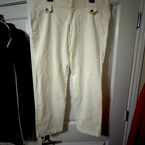 Gucci corduroy white fall pants size 54 R